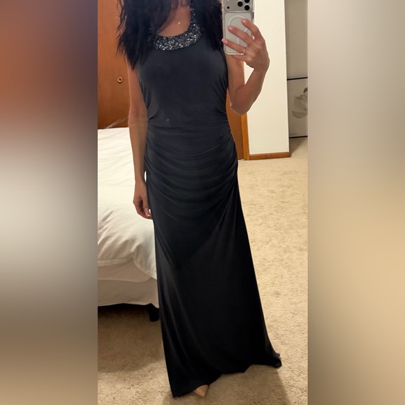 JS Boutique Dresses & Skirts - Maxi dress /  Formal JS Boutique Dress / Rhinestone gray  Maxi